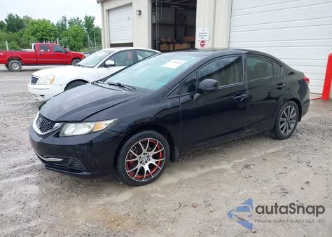 2013 Honda Civic Lx из США, поврежденный, VIN 19XFB2F51DE003084